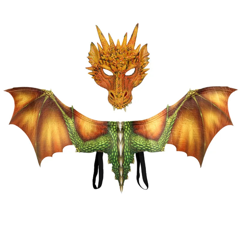 Adult Dragon Wing Mask Costumes Adult Size 4 One Size