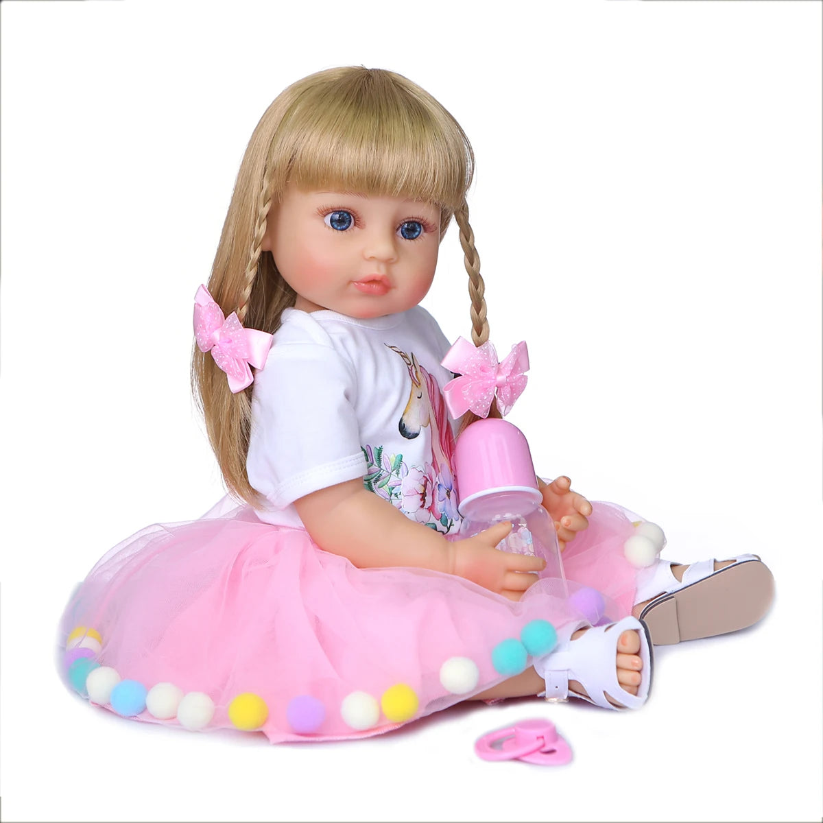 Reborn Baby Silicone Doll 50CM Unicorn T-shirt 50cm