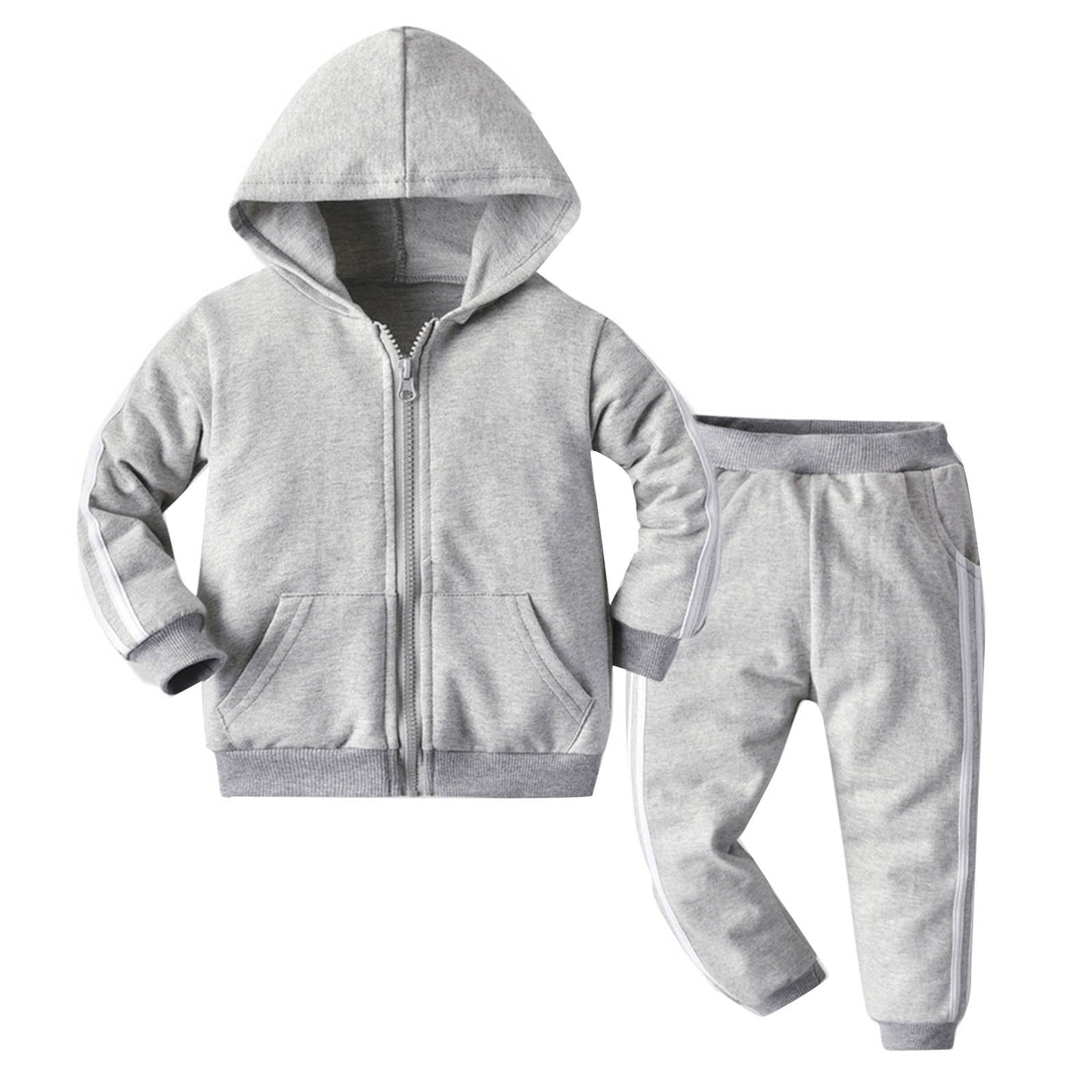 Boys / Girls Tracksuit Set (Age 12M-10YRS) Grey