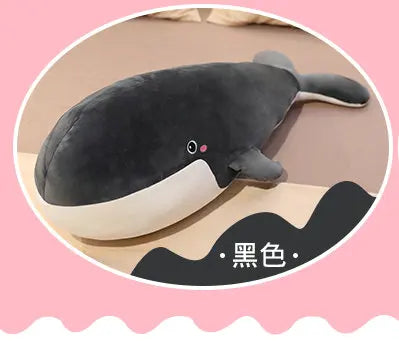 Large Plush Whale Pillow Stuffed Toy - 120cm