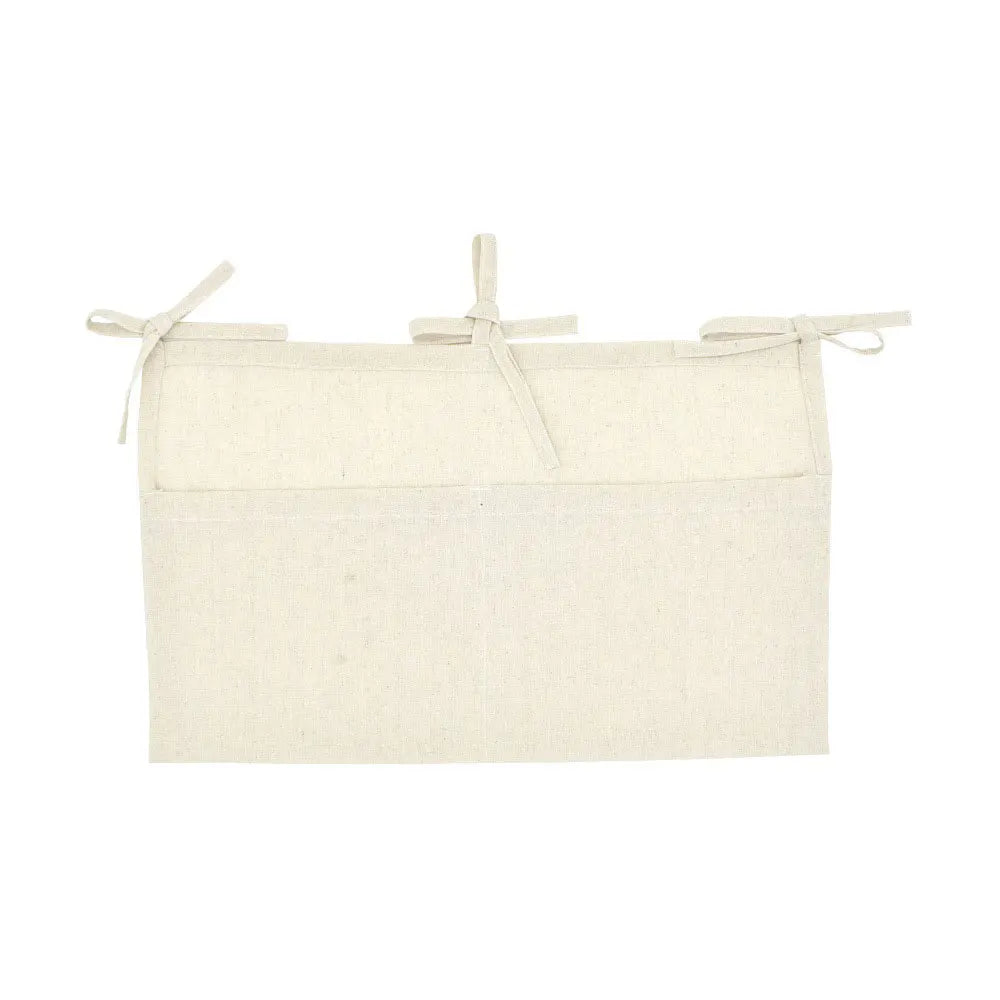 Baby Crib Storage Hanging Bag Beige