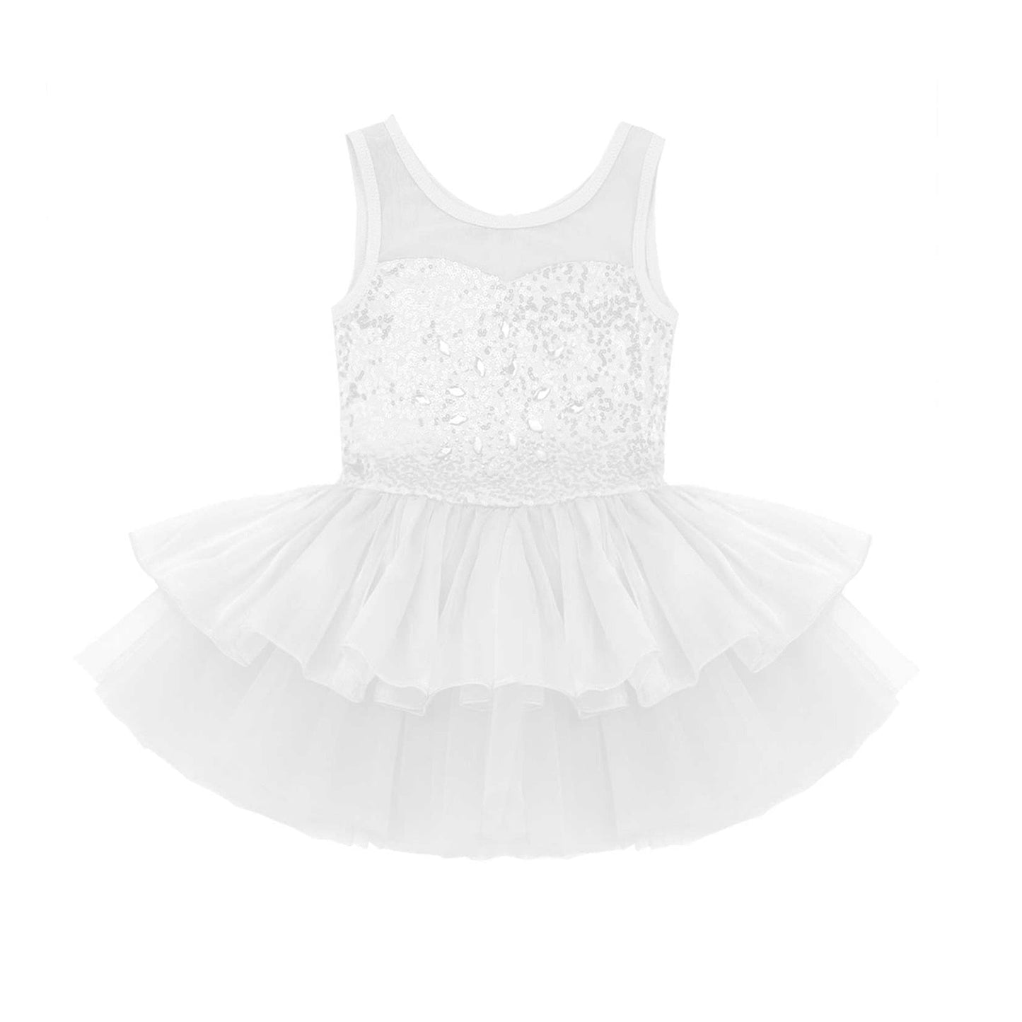 Girls Sequin Ballet Tutu Dress (Age 3-14YRS)