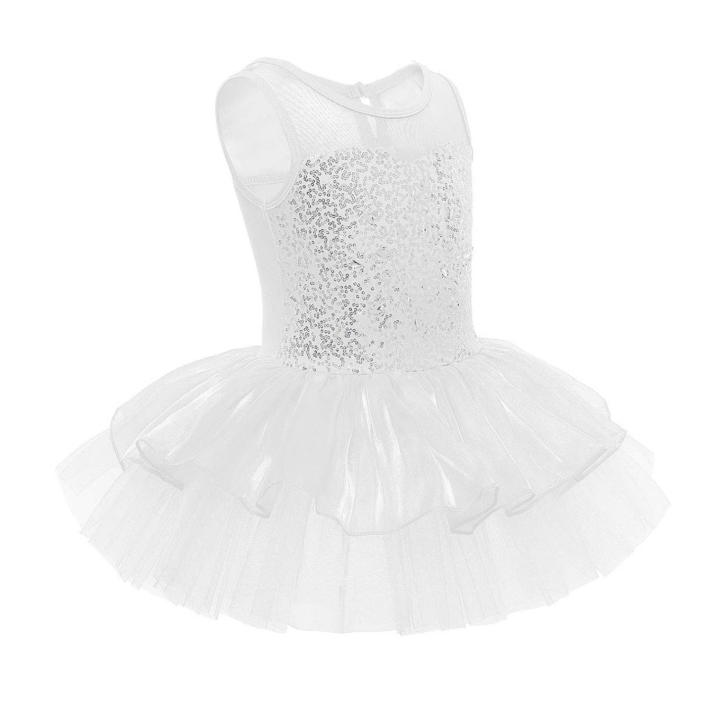 Girls Sequin Ballet Tutu Dress (Age 3-14YRS)