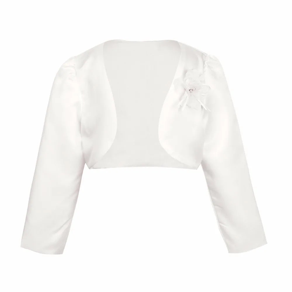 Girls Long Sleeves Bolero Shrug Jacket (Age 12M-10 YRS)