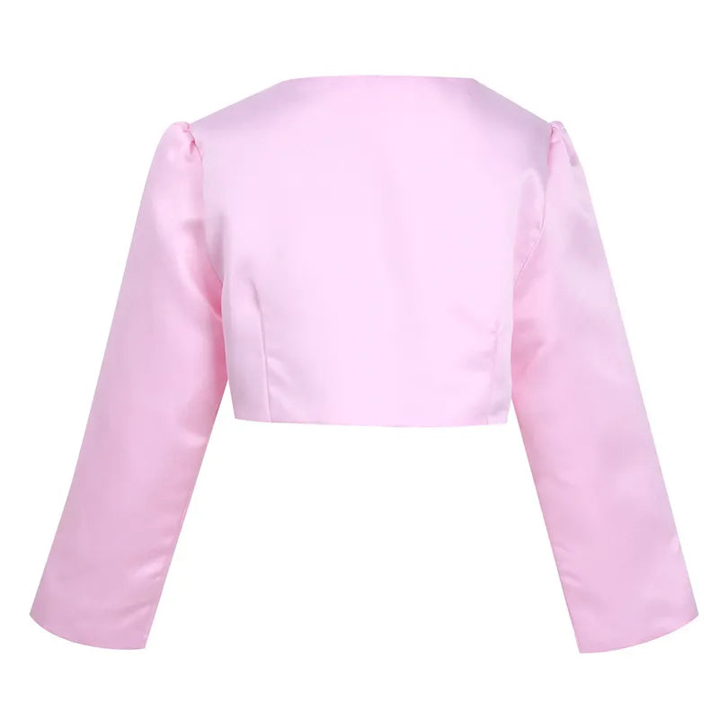 Girls Long Sleeves Bolero Shrug Jacket (Age 12M-10 YRS)