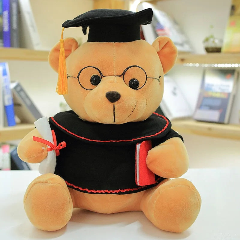 Plush Graduation Teddy Bear Stuffed Toy - 18/23cm