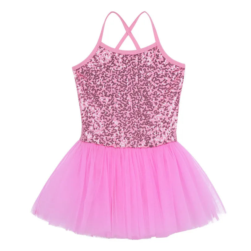Girls Sequin Ballet Tutu Ballet Dance Costume (Age 3-8YRS)