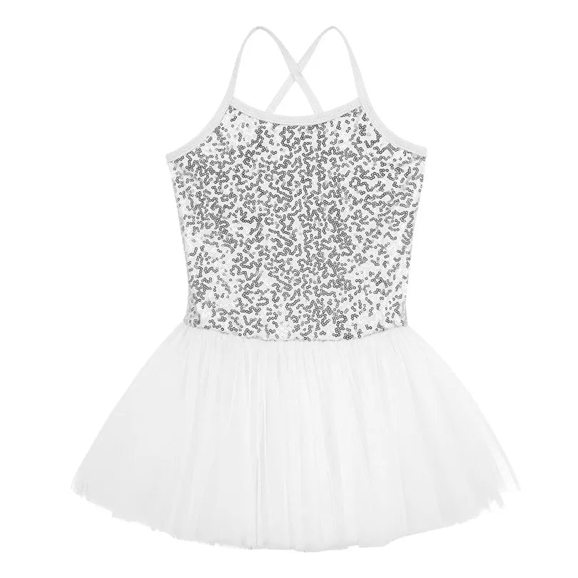 Girls Sequin Ballet Tutu Ballet Dance Costume (Age 3-8YRS)