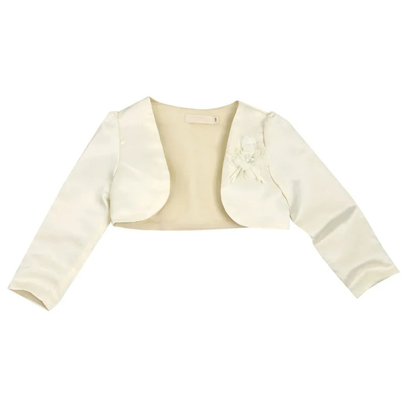 Girls Long Sleeves Bolero Shrug Jacket (Age 12M-10 YRS)