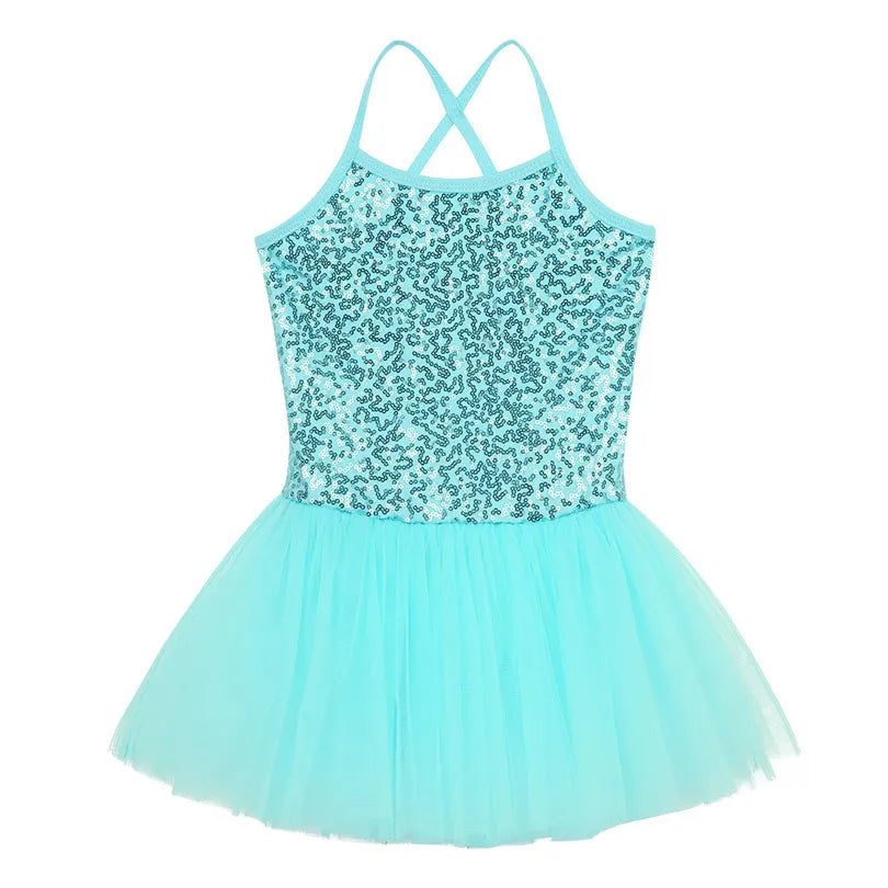 Girls Sequin Ballet Tutu Ballet Dance Costume (Age 3-8YRS)