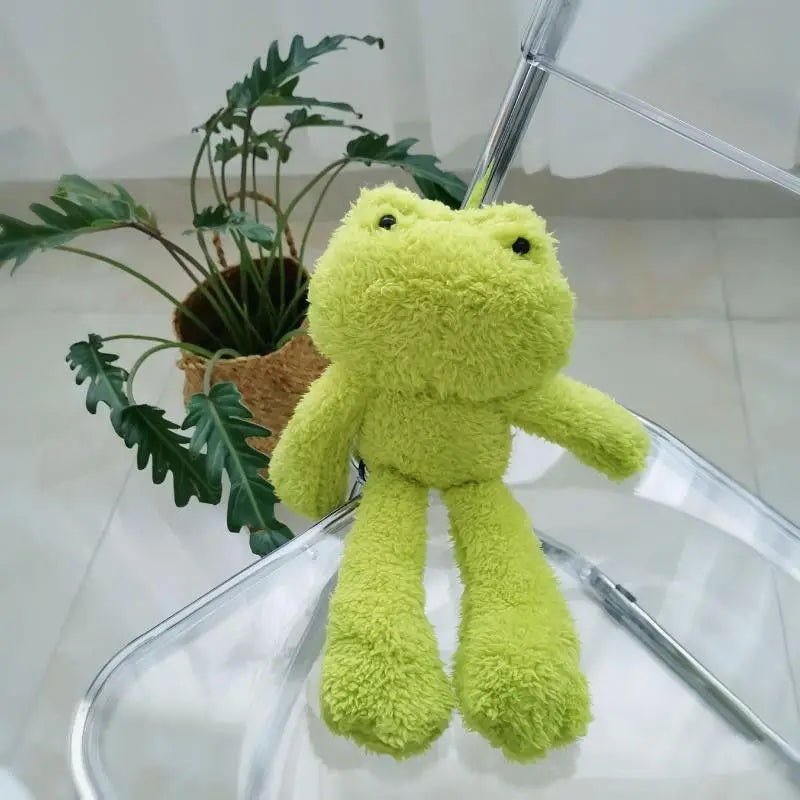 Plush Green Frog Long-legged Duck Stuffed Toy - 30cm