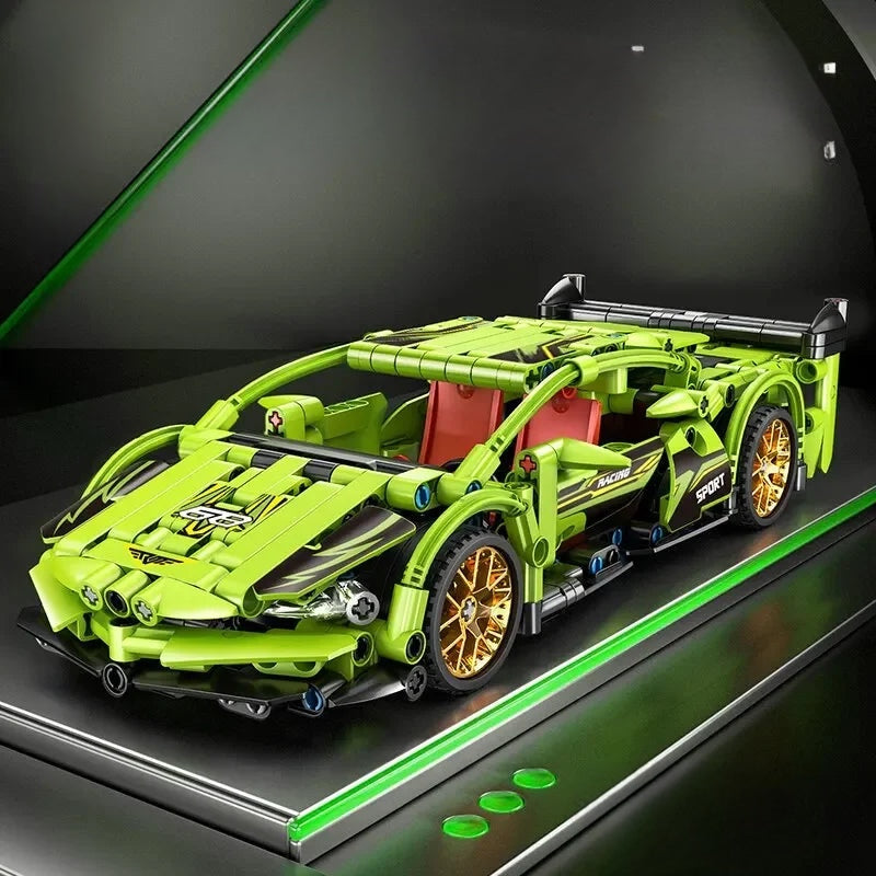 Supercar Building Blocks DIY Toy Car