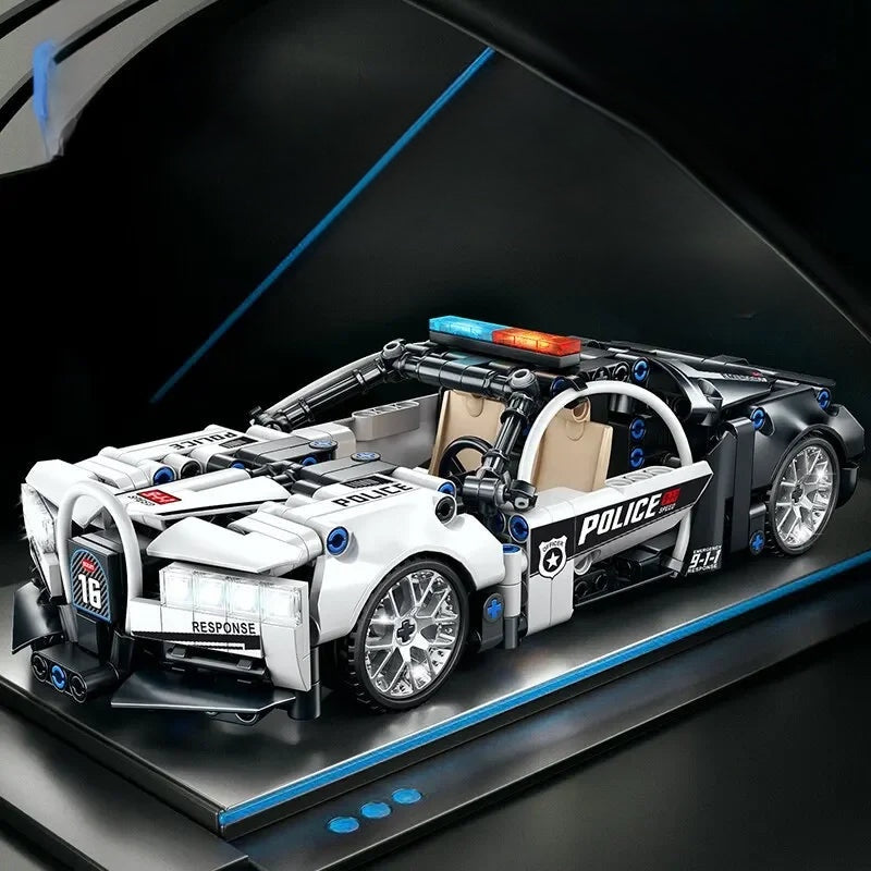 Supercar Building Blocks DIY Toy Car