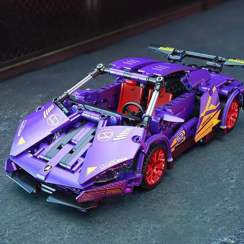 Supercar Building Blocks DIY Toy Car