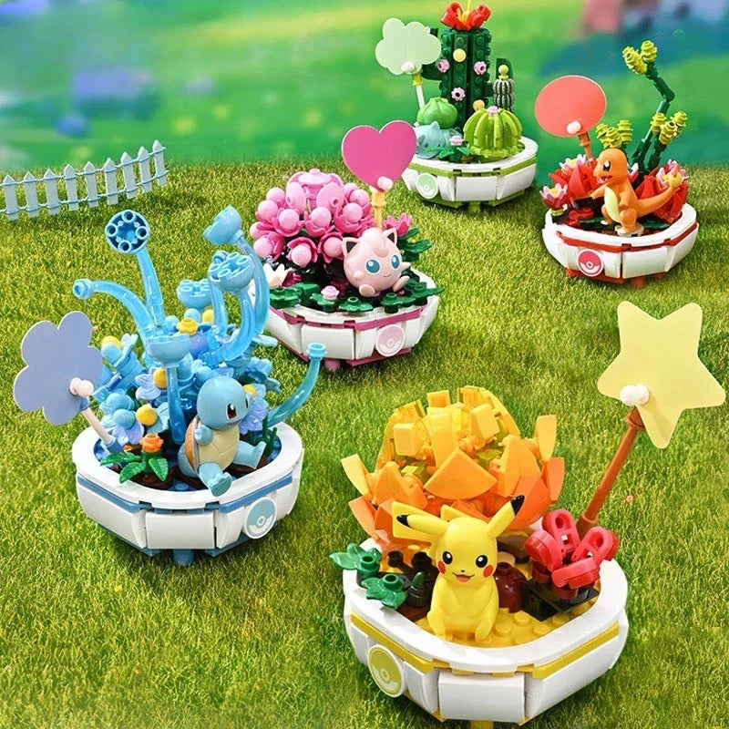 Pokemon Building Blocks Pikachu DIY Toy