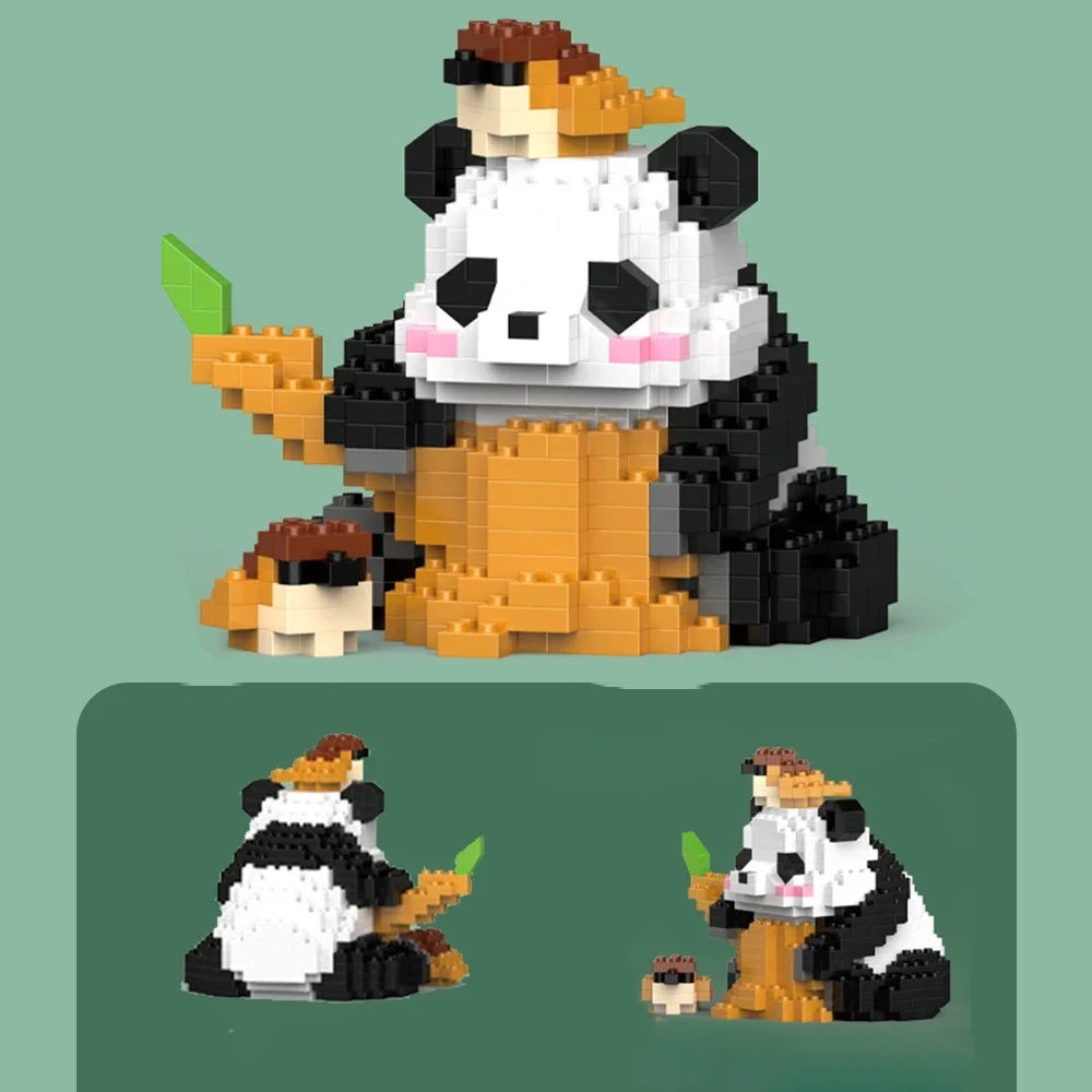 Panda Building Blocks Set DIY Tou W1116