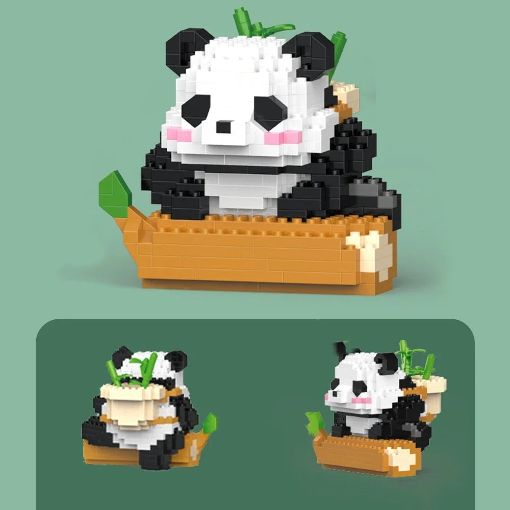 Panda Building Blocks Set DIY Tou W1118