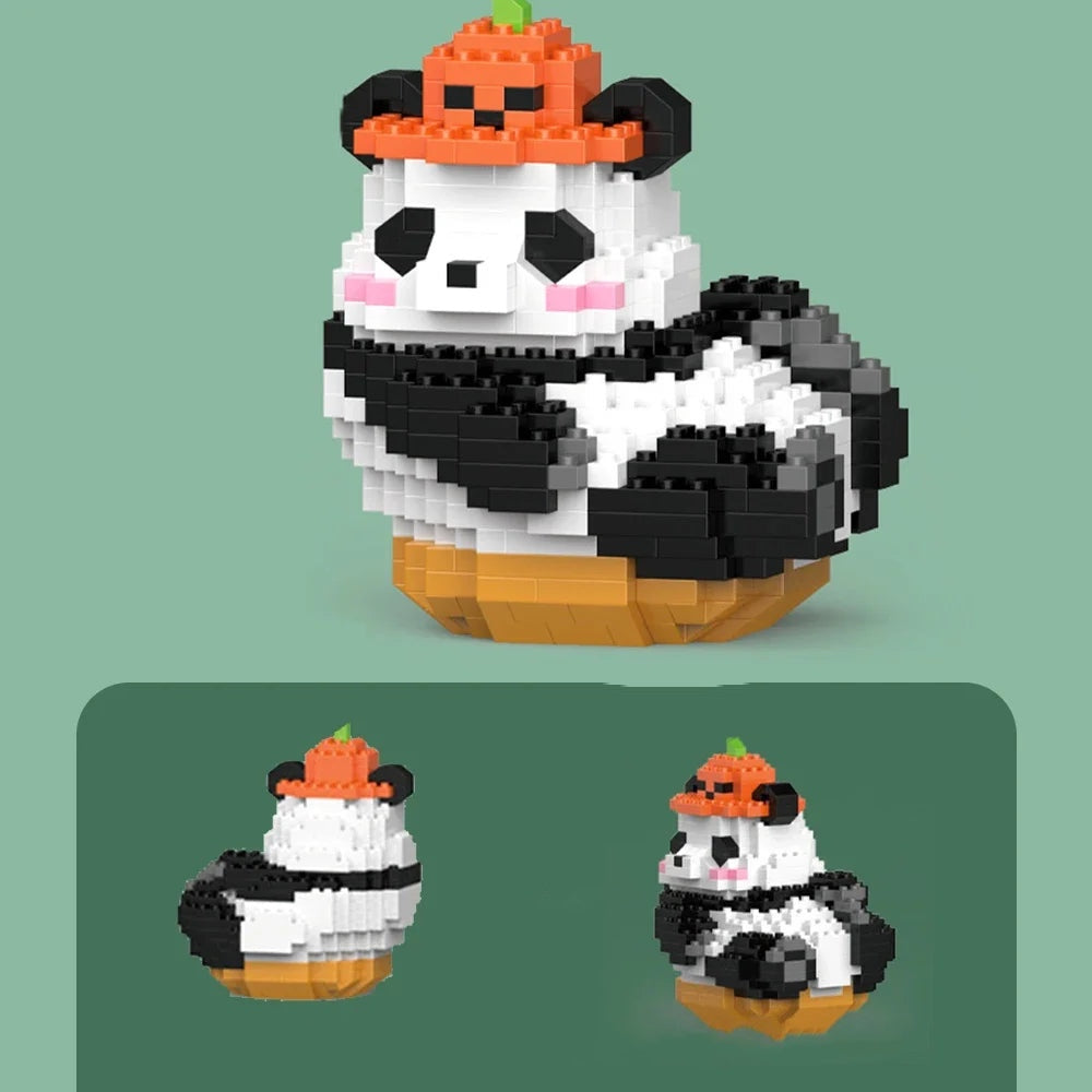 Panda Building Blocks Set DIY Tou W1119