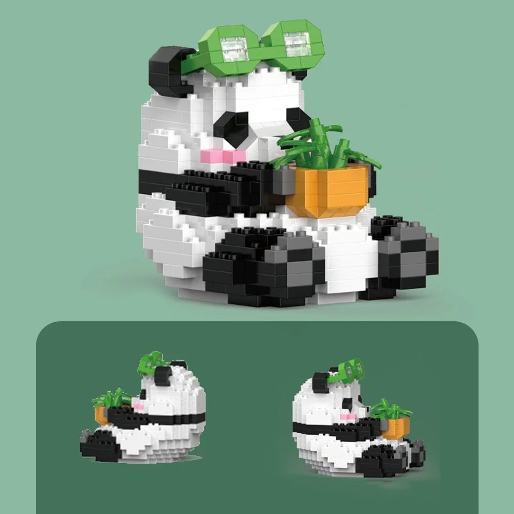 Panda Building Blocks Set DIY Tou W1121