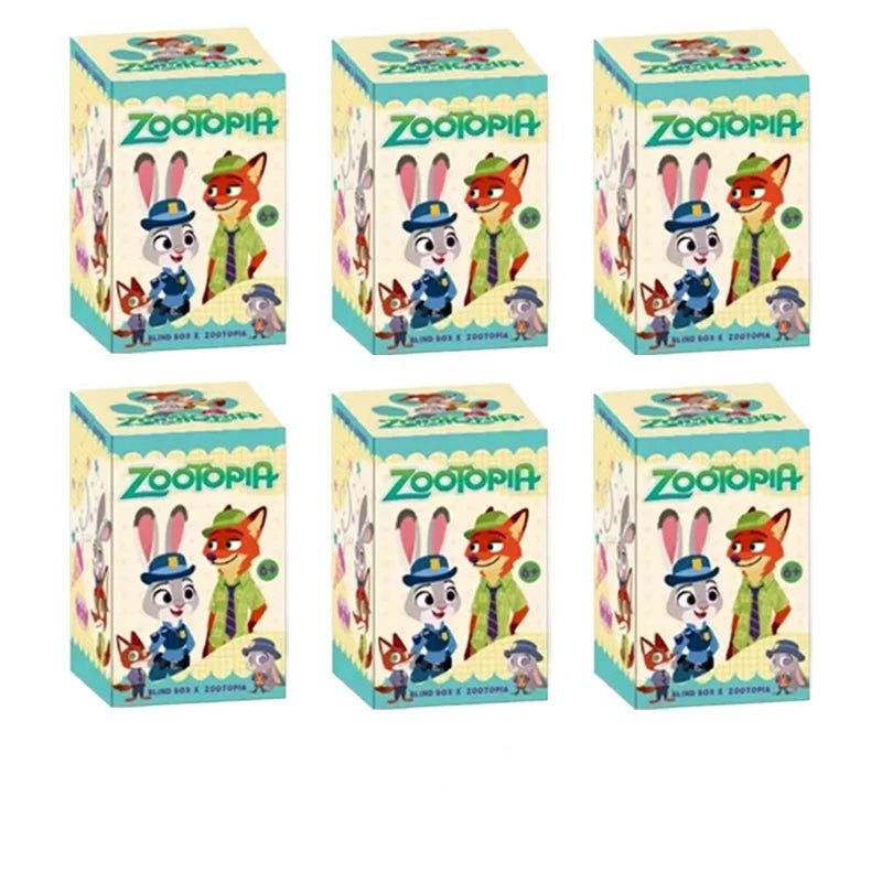 Zootopia Highlight Moment Series – Scene Set Blind Box | Disney Collectible Mini Figures 6 Pack With Box
