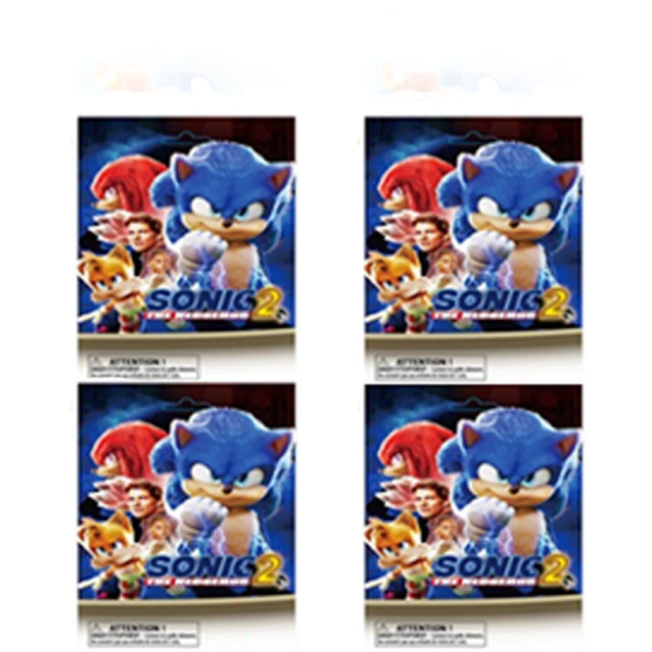 Sonic the Hedgehog 2 Blind Bags likely Collectible Figures 4 Pack