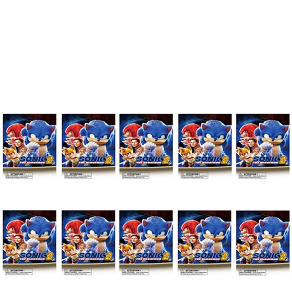 Sonic the Hedgehog 2 Blind Bags likely Collectible Figures 10 Pack