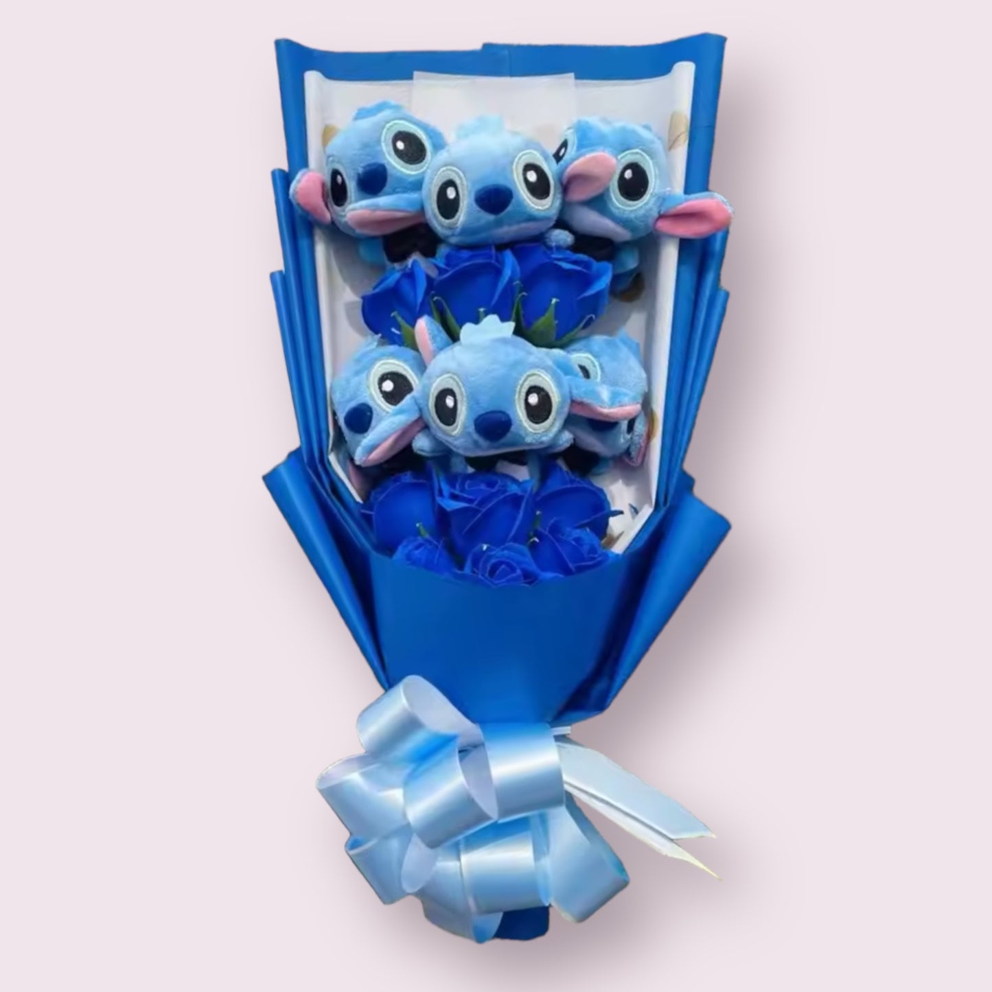 Stitch Teddy Plush Flower Gift Bouquet – in Gift Box 1