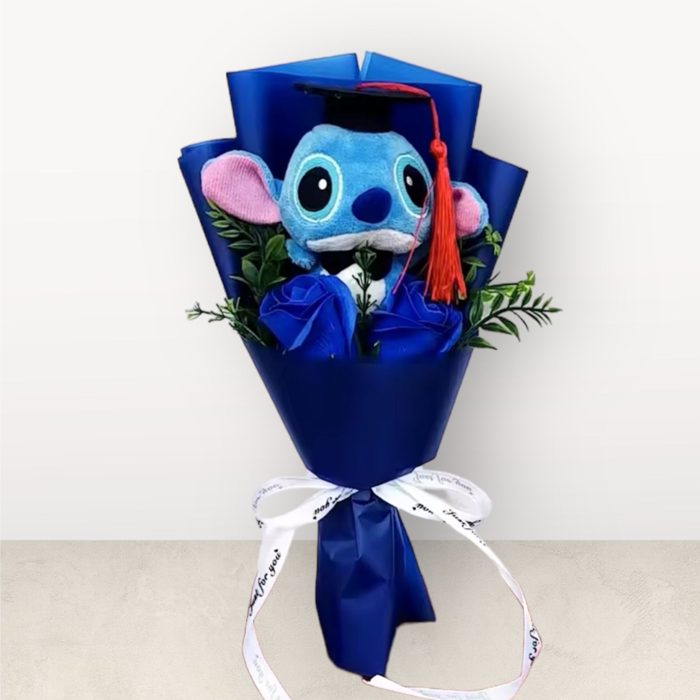 Plush Stuffed Koala Toy Flower Gift Bouquet Blue