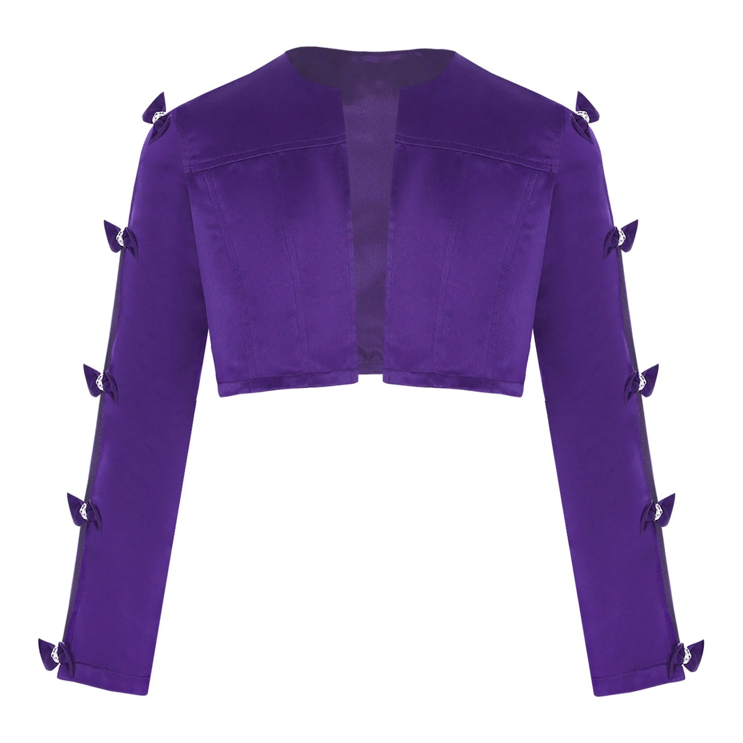Girls Bolero Shrug Jackets (Age 4-16 YRS) Purple