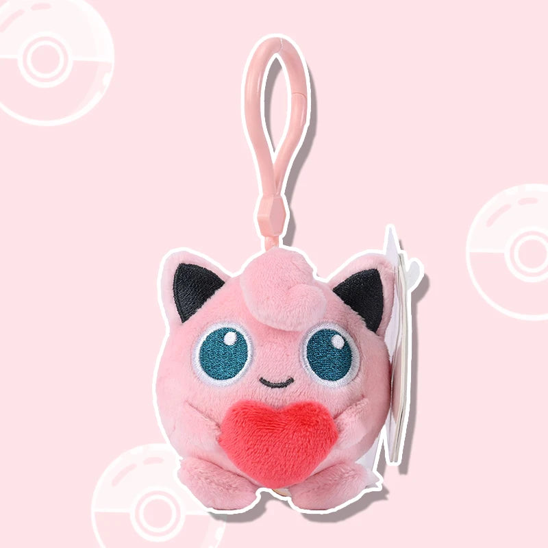 Cute Pokémon Plush Keychains Backpack Charms 7.5cm Jigglypuff