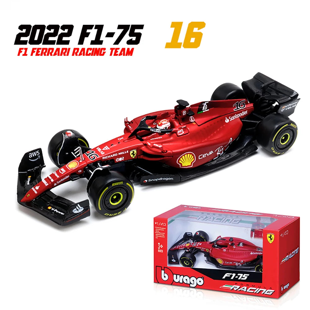 Bburago 1:43 P2 British GP Mclaren F1 MCL60 2023 #4 Lando Norris #81 Oscar Piastri Alloy Car Die Cast Model Toy Collectible 2022 F1-75-16