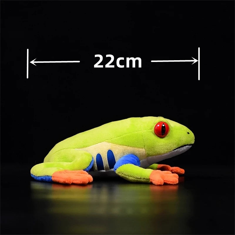 Plush Red Eye Tree Frog Stuffed Toy - 22cm