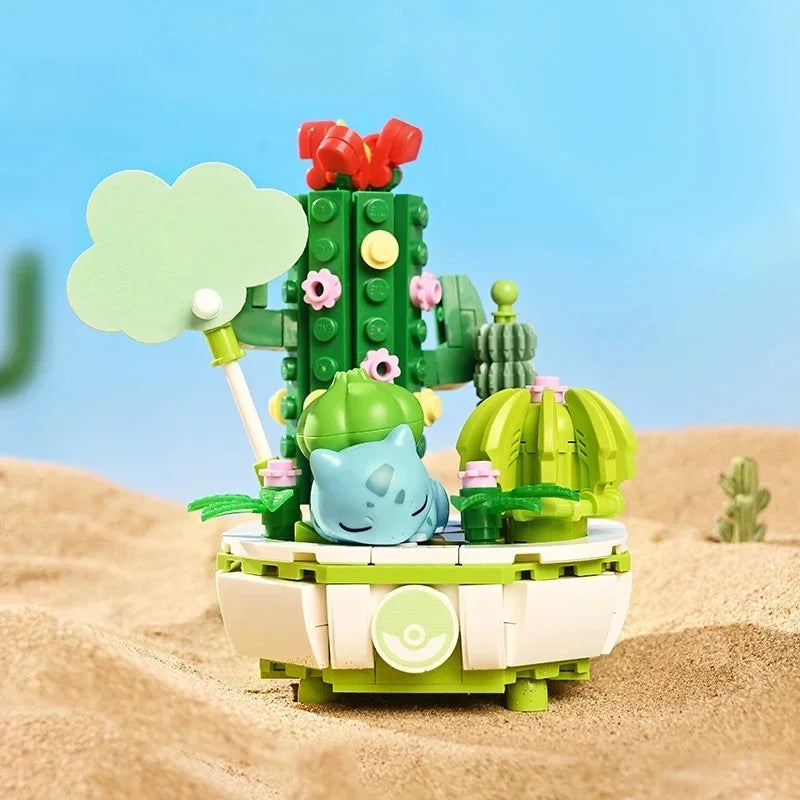 Pokemon Building Blocks Pikachu DIY Toy Bulbasaur