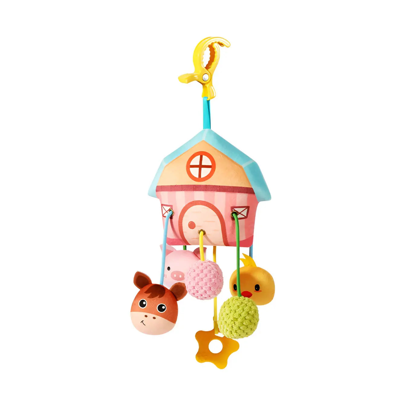 Chick House Multi Baby Rattle Toy Farm