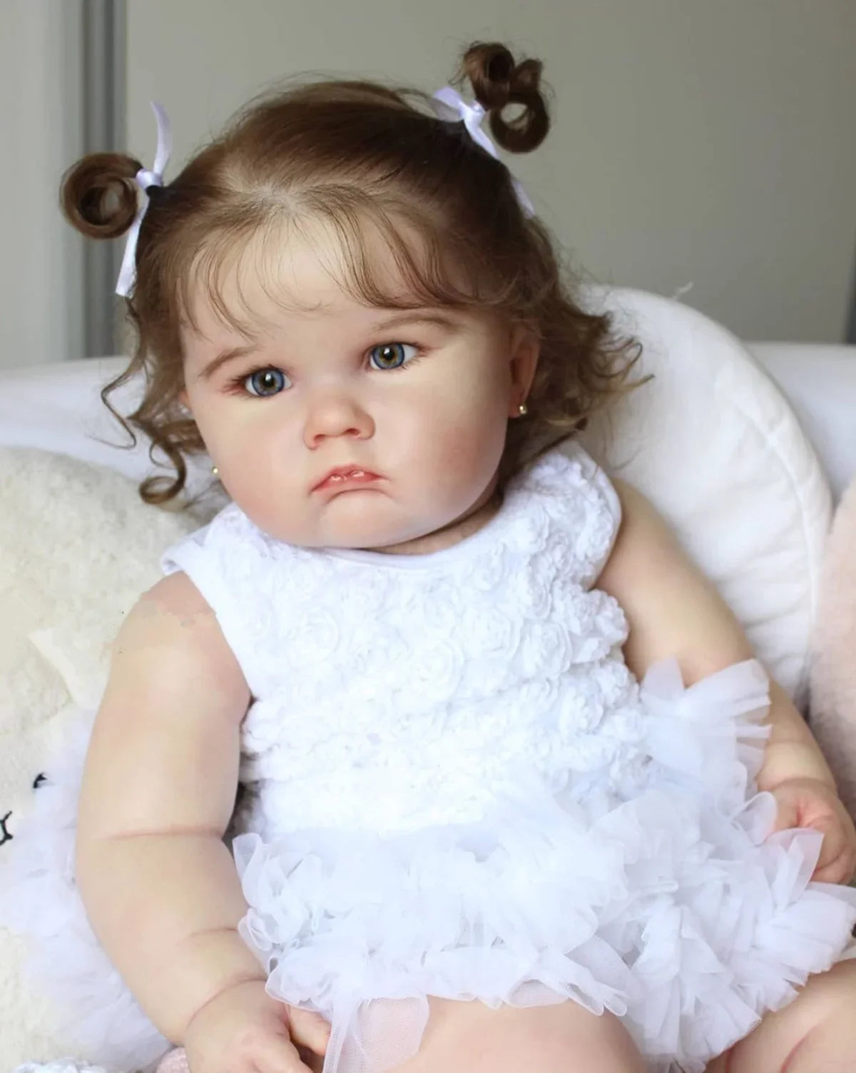 Reborn Baby Girl Realistic Silicone Doll - 60cm
