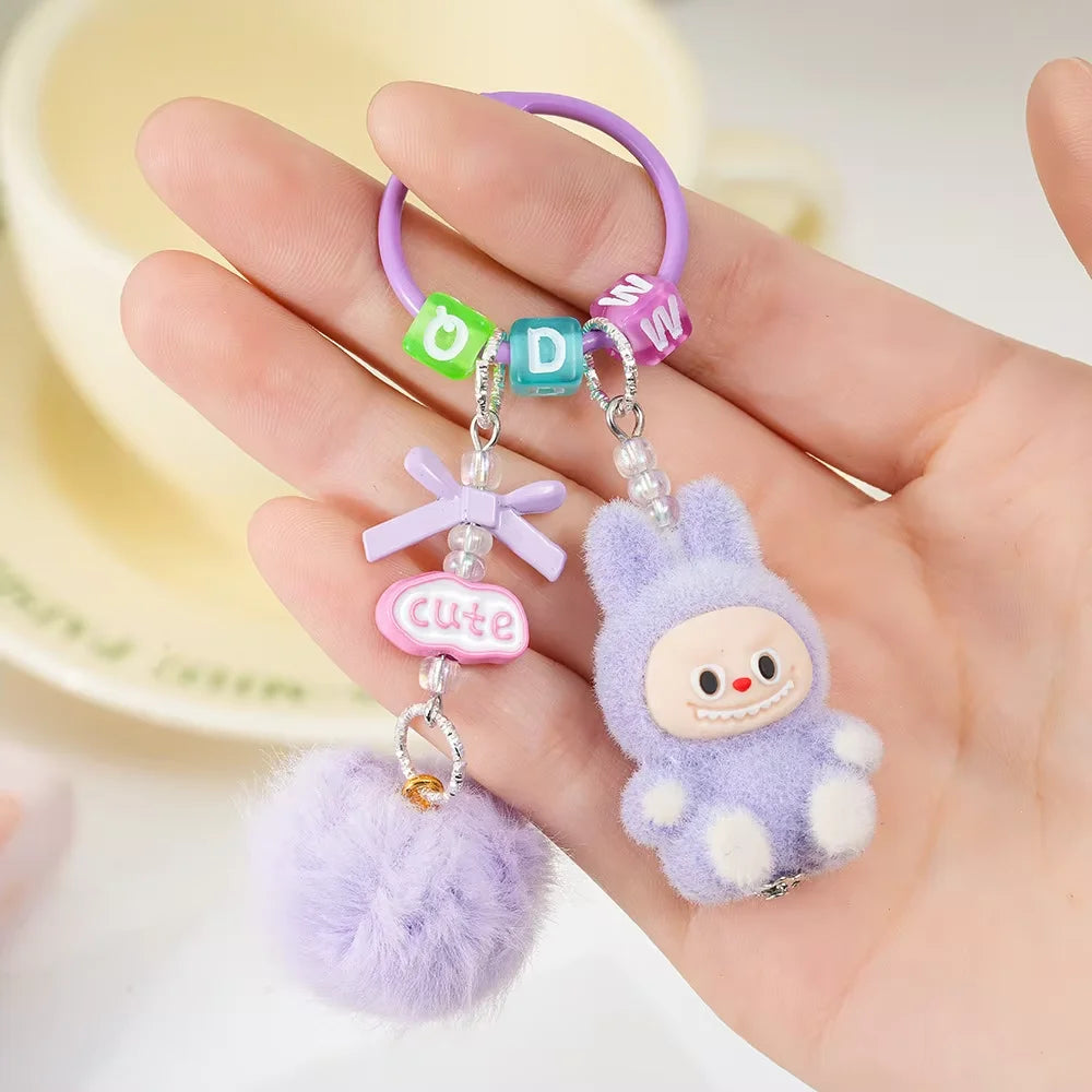 Labubu Keychain Doll Pendant Charms