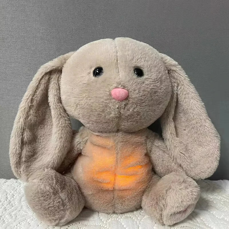 Plush Comforting Breathing Soithing Jesus Stuffed Toy - 38CM Gray