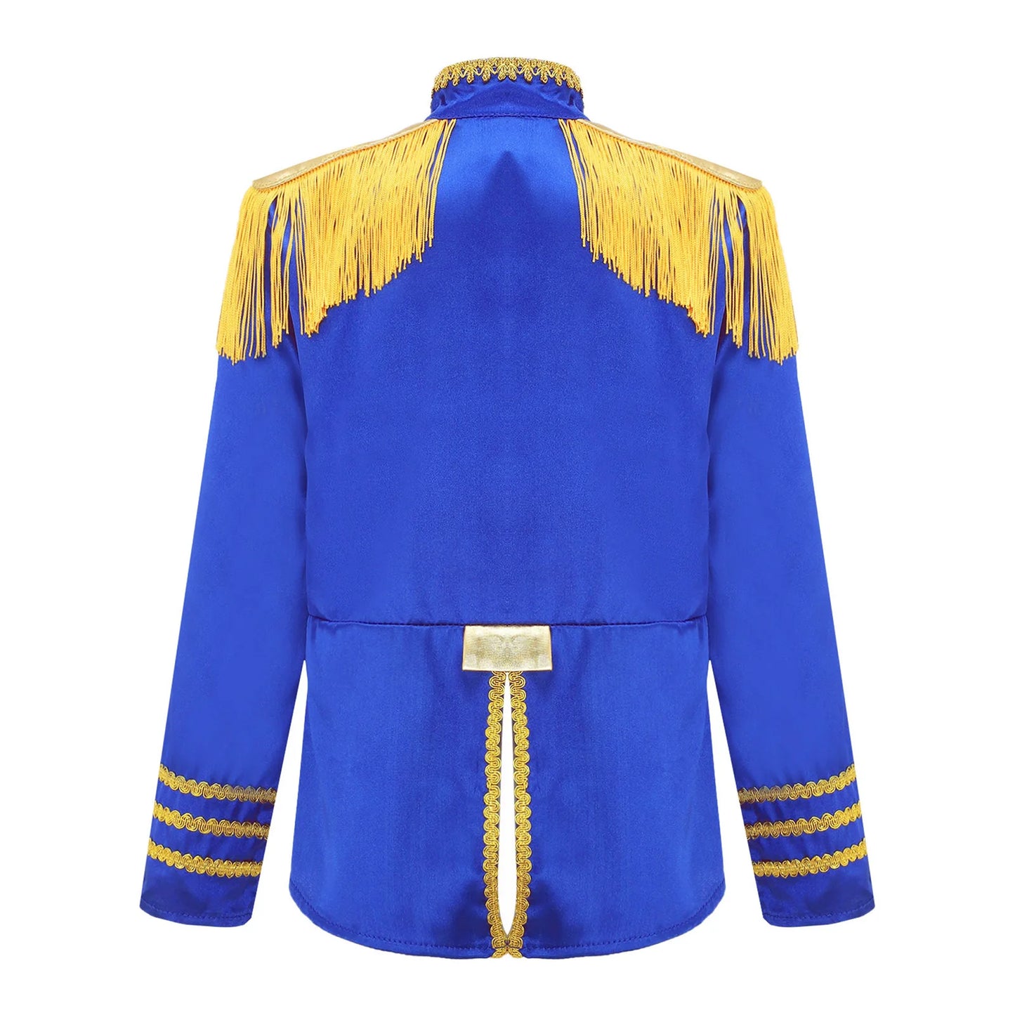 Girls 60s Retro Band Musician Costume Tassel Jacket (Age 6-16 YRS)