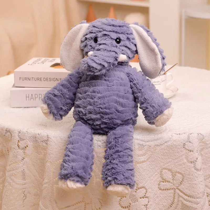 Plush Rabbit Hippo Elephant Frog Stuffed Toy - 35cm Elephant 35cm