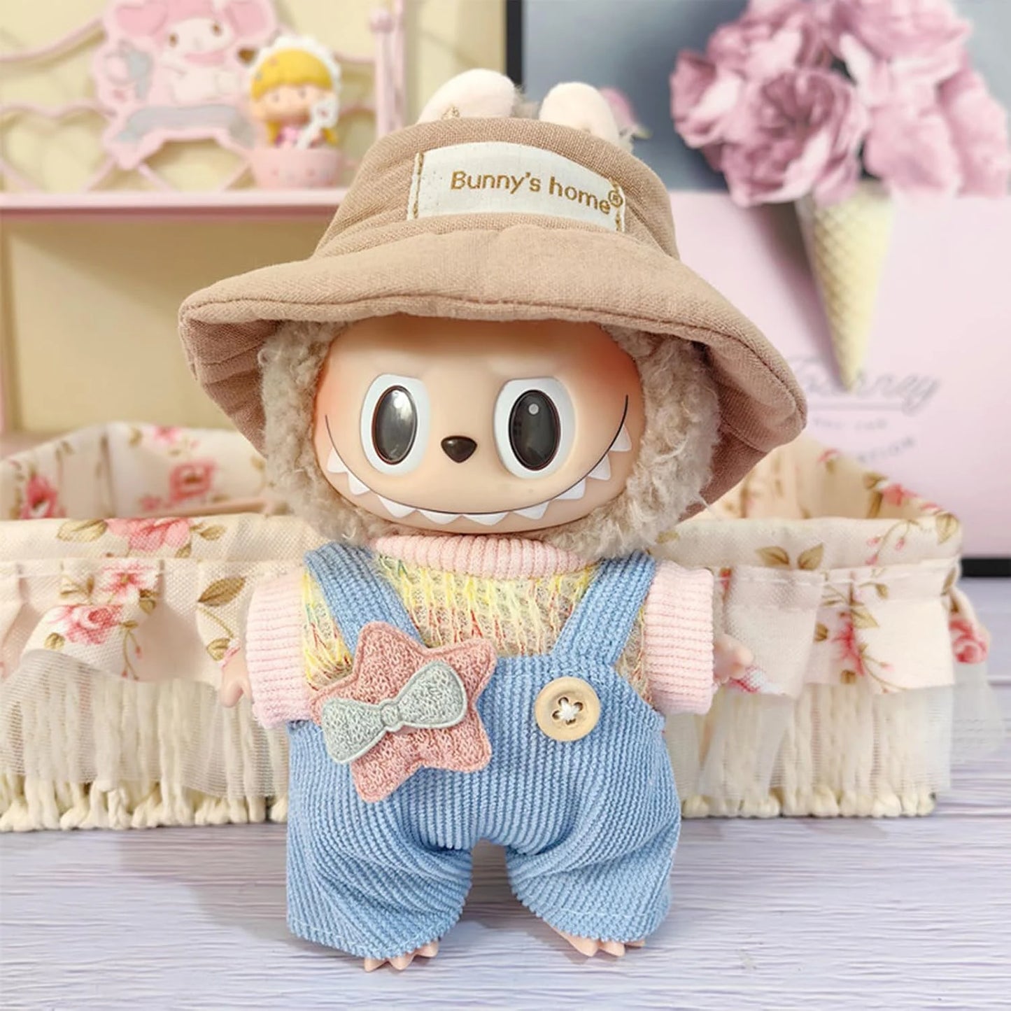 Plush Dress Up Labubu Doll Clothes style11 3pcs