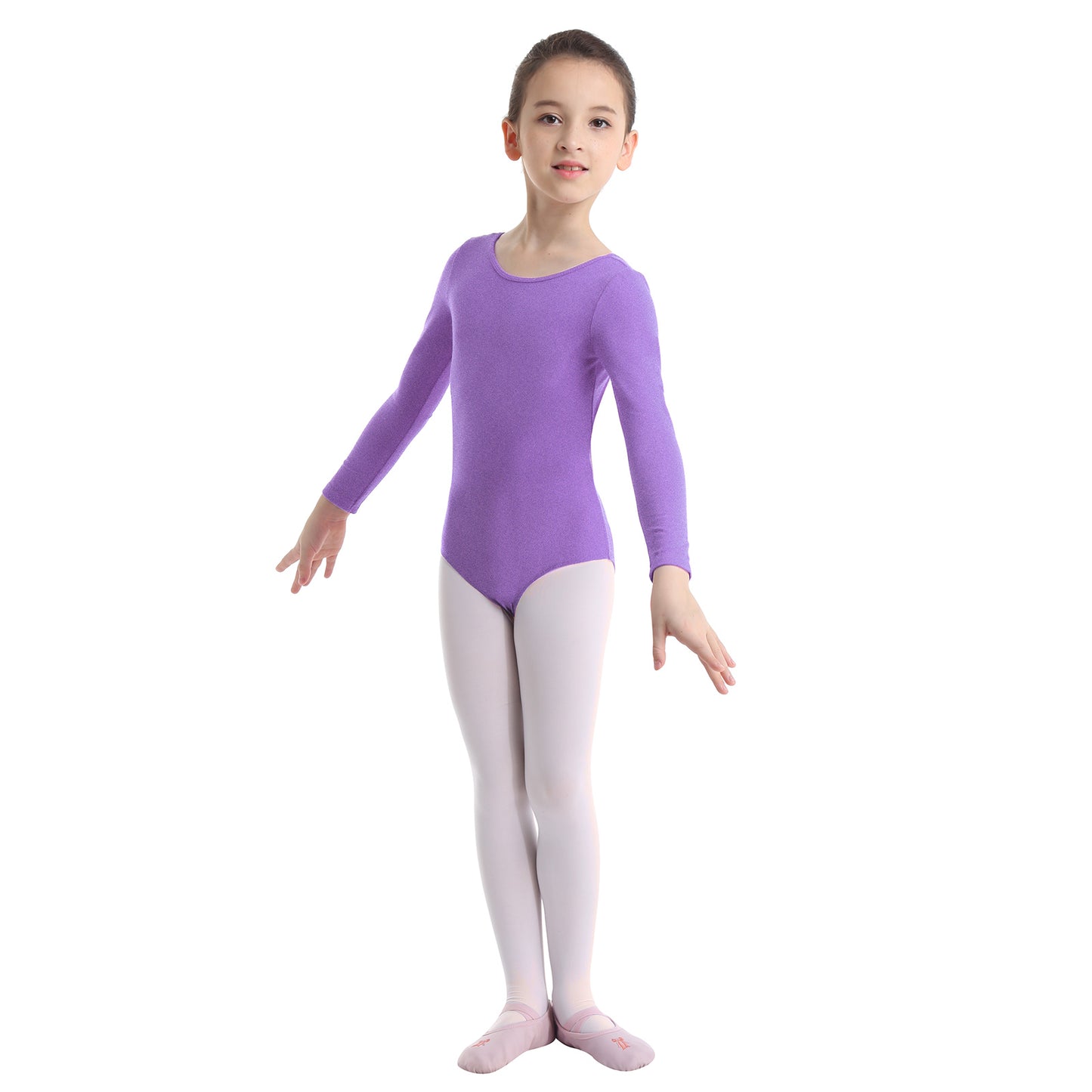 Girls Ballet Long Sleeve Leotard (Age 3-12 YRS)