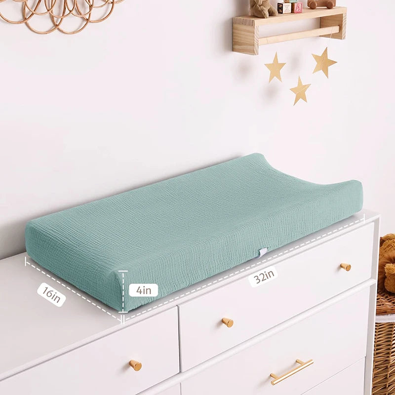 Muslin Changing Pad Cover for Changing Table (Set of 2)