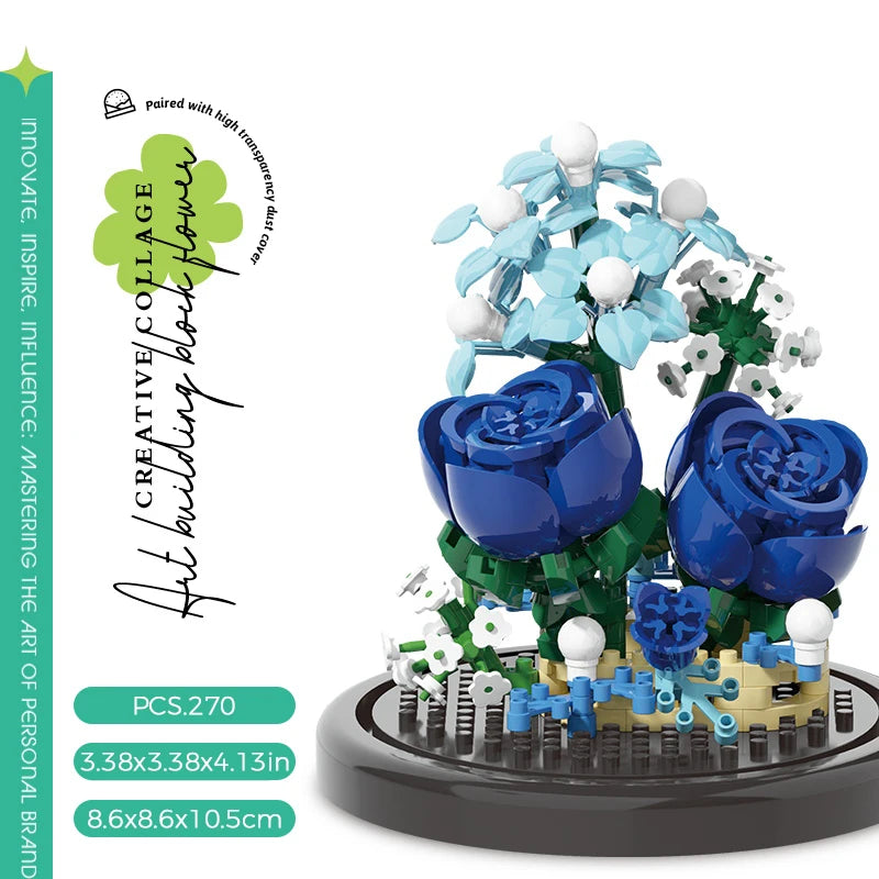 Building Block Flower Bouquet DIY