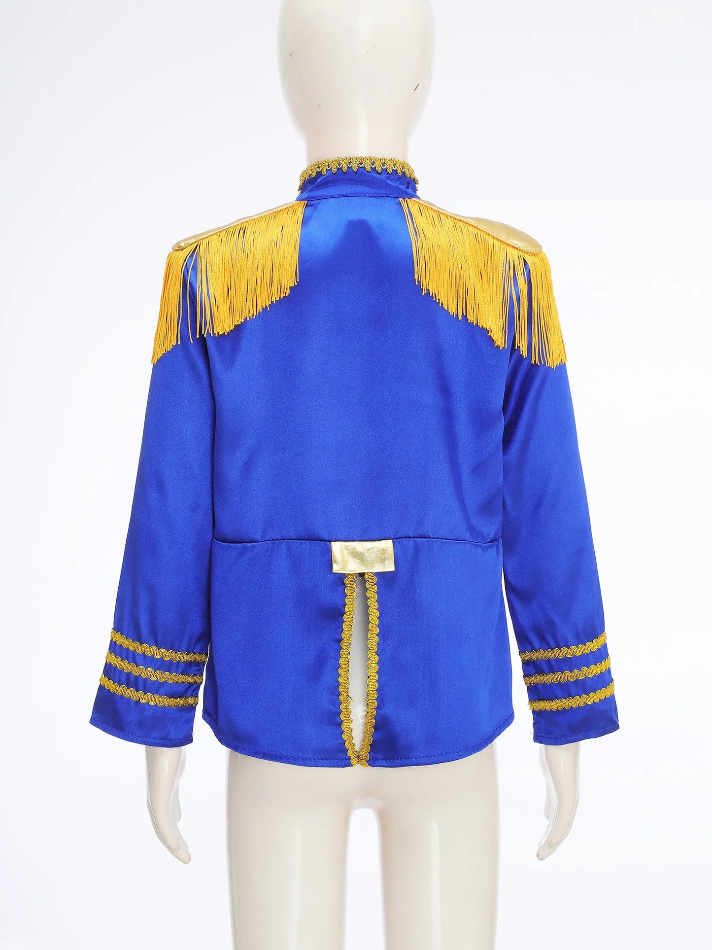 Girls 60s Retro Band Musician Costume Tassel Jacket (Age 6-16 YRS)