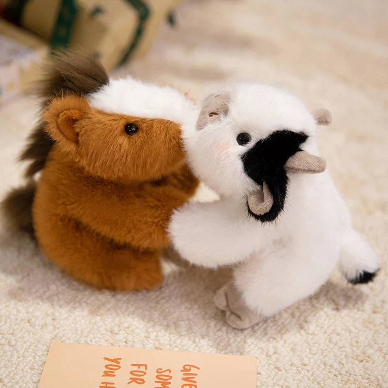Plush Frog Horse Duck Cow Stuffed Toy - 18cm