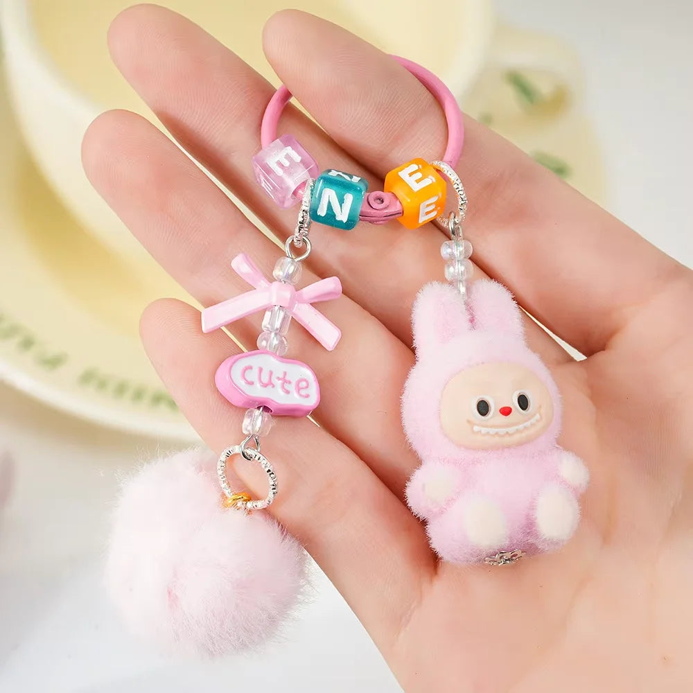Labubu Keychain Doll Pendant Charms