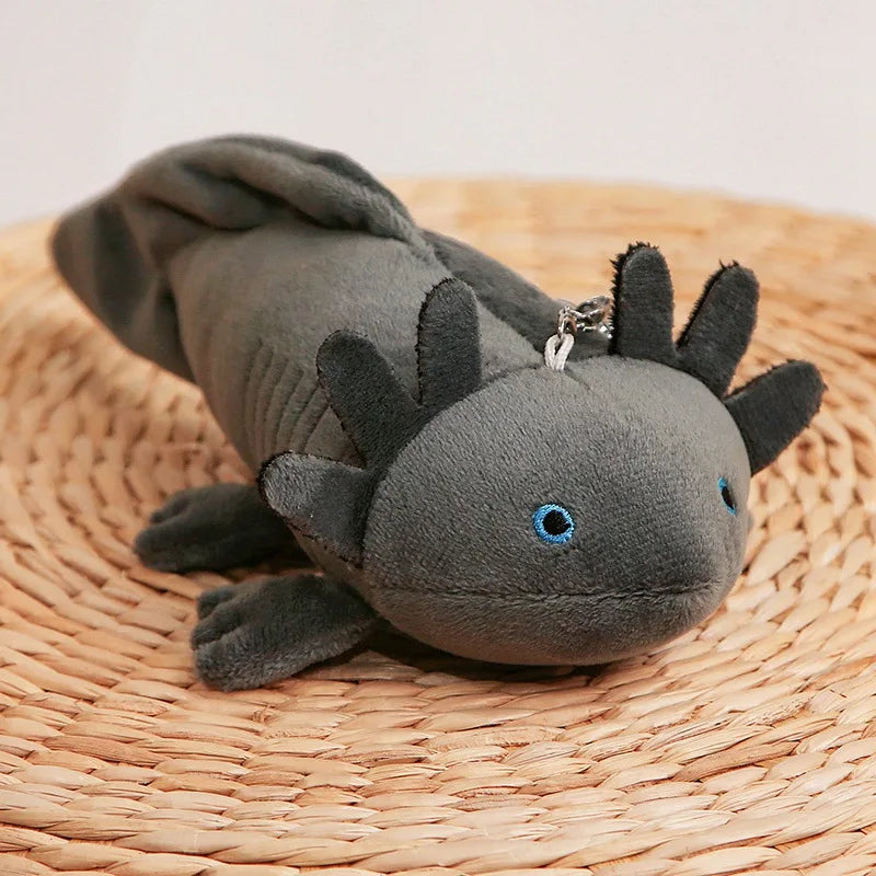 Plush Axolotl Newt Salamandra Stuffed Toy - 23cm Grey 23cm