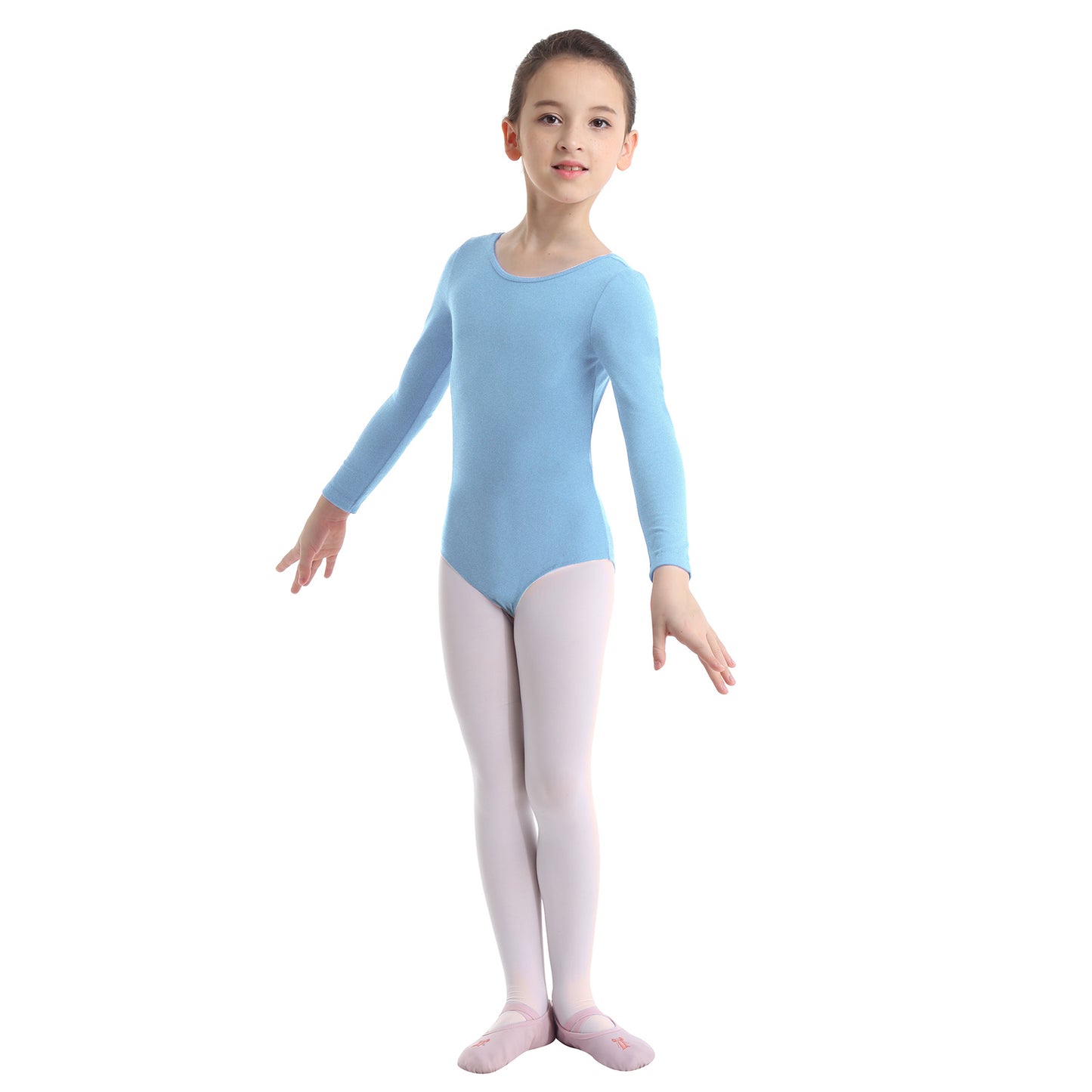 Girls Ballet Long Sleeve Leotard (Age 3-12 YRS)