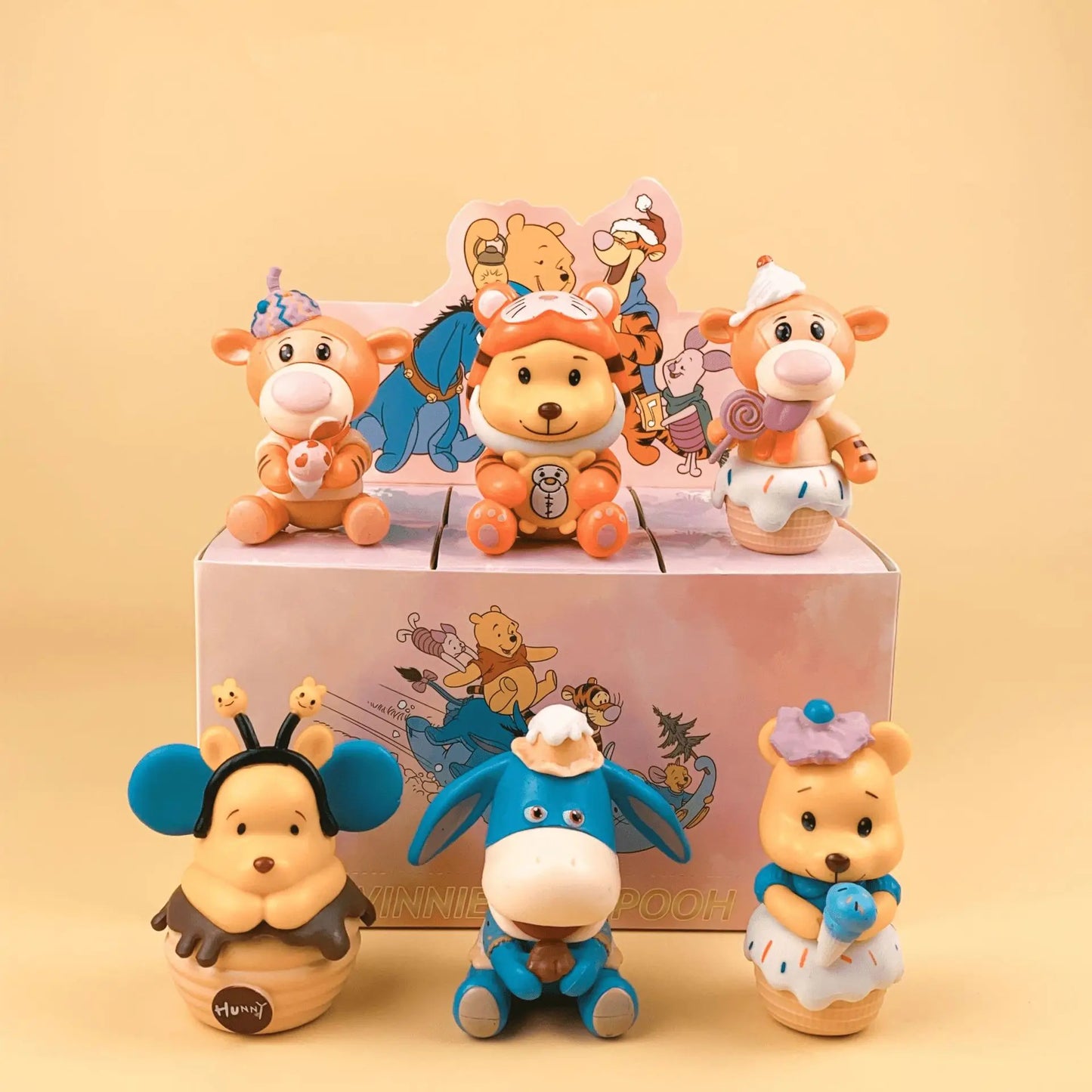 Winnie the Pooh-Themed Blind Boxes from the Happy Everyday Series - 6 Pack