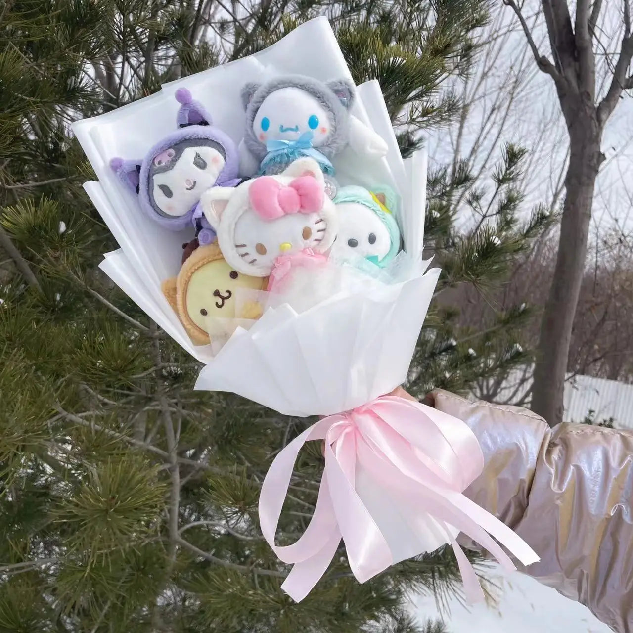 Plush Melody Stuffed Toy Flower Gift Bouquet